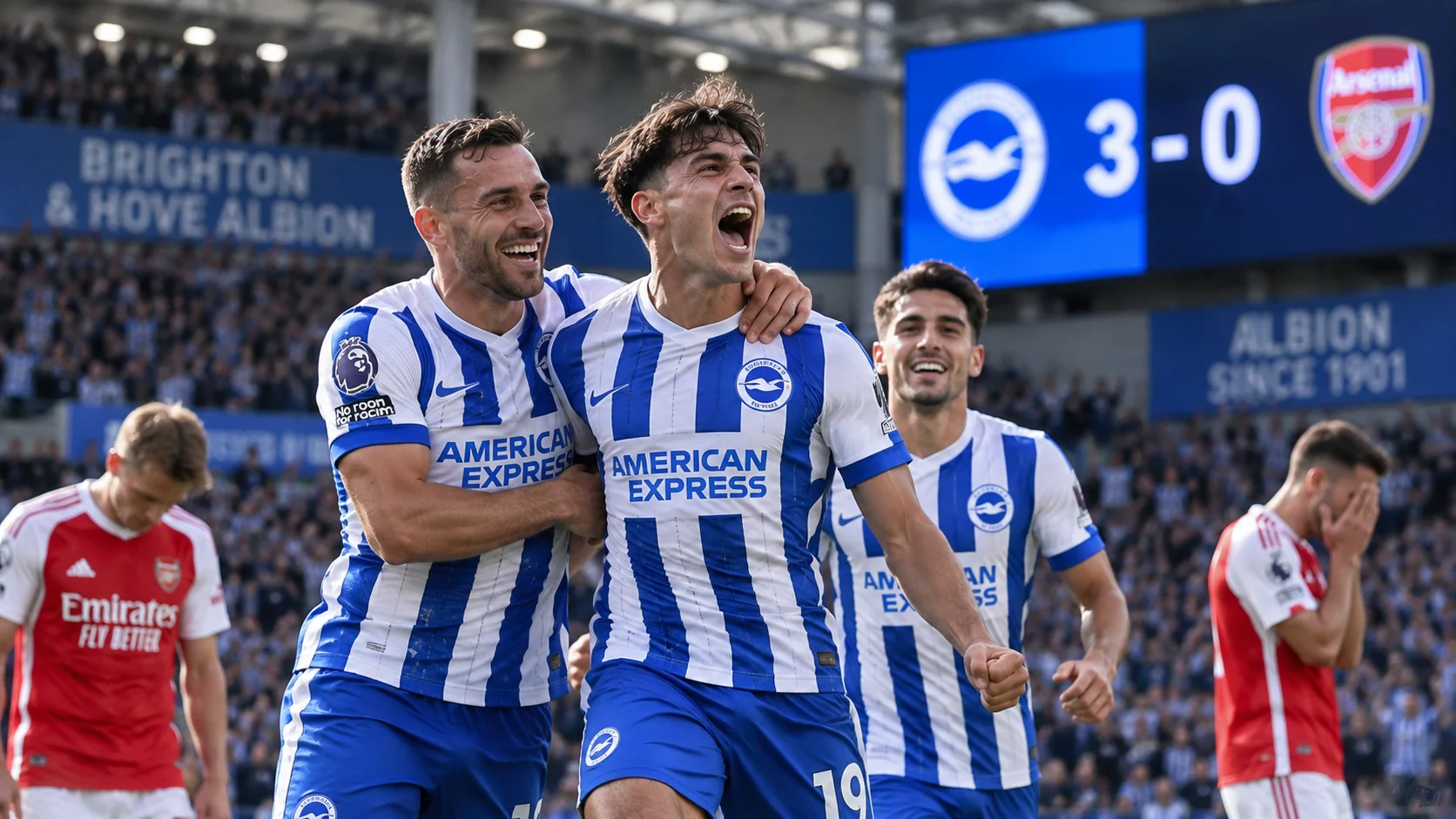 Pascal Groß in Brighton & Hove Albion teamwear