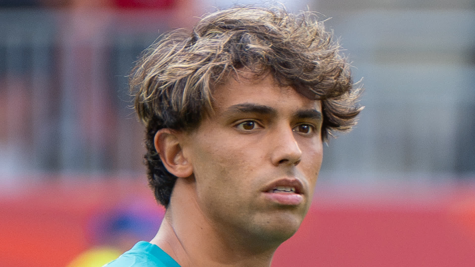 João Félix in a teal Portugal national-team top during Croatia vs Portugal at the 2026 FIFA World Cup on 2 July 2026